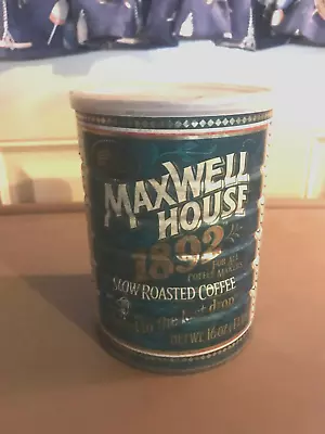 Vintage Maxwell House Coffee Rare Round Tin Can - 100 Year Anniversary • $9.50