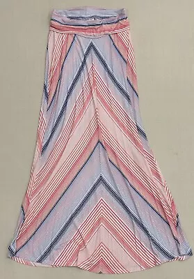 Motherhood Maternity Maxi Skirt Multi Color Stretch Size S • £12.05