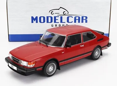 1/18 Mcg Die-cast Saab - 900 Turbo Coupe 1981 - Guards Red • $137.62