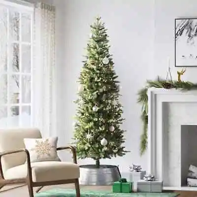 7' Pre-Lit Slim Balsam Fir Artificial Christmas Tree Clear Lights - Wondershop • $89.99