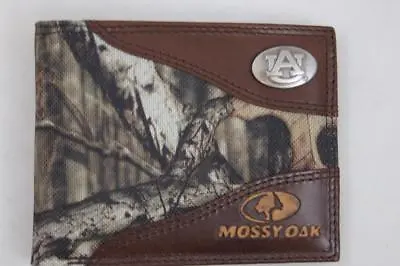ZEP PRO Auburn Tigers MOSSY OAK Camo Bifold Wallet TIN GIFT BOX War Eagle • $44