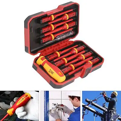 £288.09 • Buy 13pc Electricians Hand Screwdriver Set Tool 1000V Electrical Fully Insulated Kit