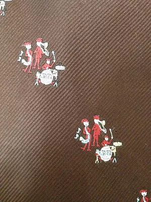 $23.75 • Buy Vintage 70s Jazz Band Drums Saxaphone Trombone Andhurst Wide Polyester Tie