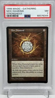 Magic The Gathering Mox Diamond Stronghold Graded PSA 7 Near Mint • $729.99