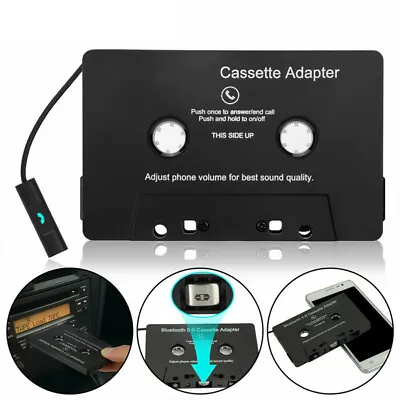 £10.79 • Buy Bluetooth Car Cassette Casette Tape Adapter Audio MP3 Radio Player CD For IPhone