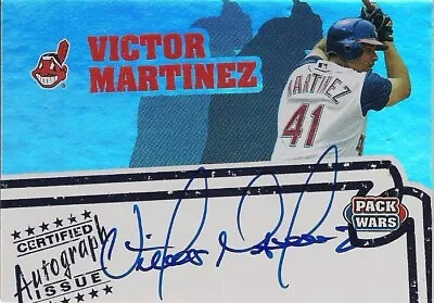 VICTOR MARTINEZ 2005 Topps Pack Wars Autograph Auto Cleveland Indians • $12.99