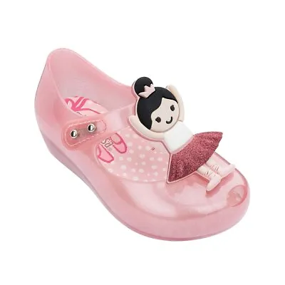 Mini Melissa Ultragirl Ballerina Girl Jelly Shoes Girls Toddler Sandals • £15.98