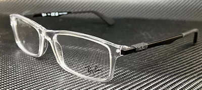 RAY BAN RX7017 5943 Transparent Rectangle 54 Mm Men's Eyeglasses • $121.50