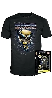 Funko Pop! Tee T Shirt - Marvel - Wolverine X Men Size Large Unisex Boxed • £16.99