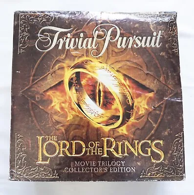 £9.59 • Buy TRIVIAL PURSUIT The Lord Of The Rings Movie Trilogy Collectors Edition Game