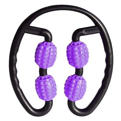$24.54 • Buy 4 Wheel Trigger Point Massage Roller For Arm Leg Neck Muscle Tissue E0Y6
