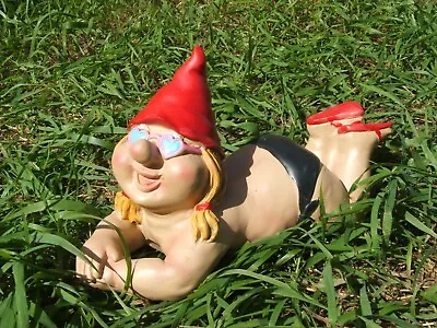 Latex Mould / Mold For A Lady Gnome Sunbather (Relaxing). • £25.99