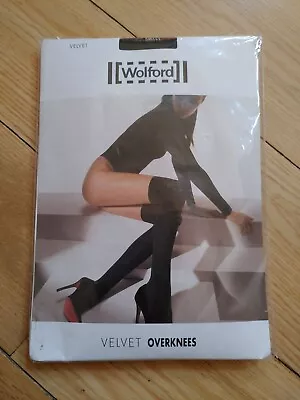 £9.99 • Buy Wolford Overknees Velvet In Mocca Small NEW