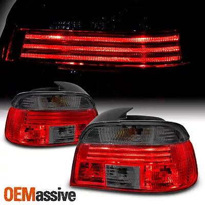 Fits Red Smoked 97-00 BMW E39 5-Series 525 528i 530 540i M5 Tail Lights • $56.96