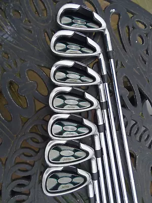 7 Jack Nicklaus Tour  Irons 5-sw steel Reg  Shafts Fitted With Brand New Grips • £70