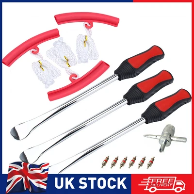 £23.74 • Buy Tyre Levers Spoon Set Heavy Duty Scooter Bike Motorcycle Tire Changing Tool Kit