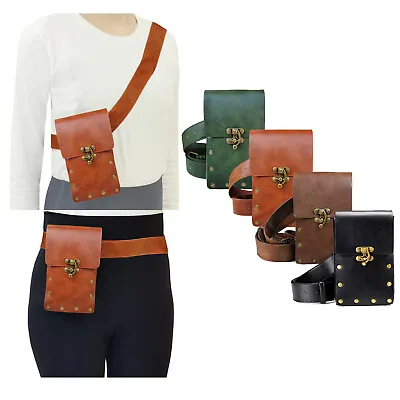 Renaissance Bag Medieval Belt Wallet Pouch Leather Belt Pouch Leg Phone Holder  • $16.80