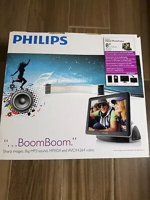 Philips SPF4080P/G7 8-Inch BoomBoom PhotoFrame And Gadget Hub • $80