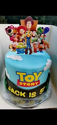 £5.75 • Buy Woody Buzz Toy Story Cake Topper Gloss Finish Free P&P 1600+ Reputable Seller 🌟