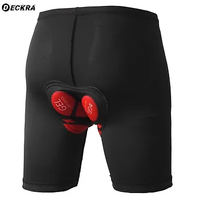 Men's Cycling Shorts Breathable Mesh Gel Pad Shockproof MTB Bike Cycling Shorts • $15.89