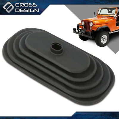 Fit For JEEP CJ5 CJ7 DANA 20 TRANSFER CASE BLACK RUBBER SHIFT BOOT 5353263 • $11.36