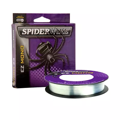 Spiderwire Ez Mono 220 Yards 4# Fluorescent Clear / Blue Fishing Line • $9.99