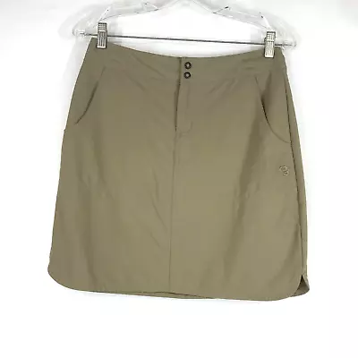 Mountain Hardwear - Women's 4/36 - Tan Nylon Outdoor Summer Skirt • $15.30