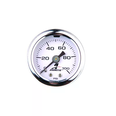 Aeromotive Fuel Pressure Gauge 15633; 0-100 Psi 1-1/2  Liquid Filled 1/8  NPT • $50.21