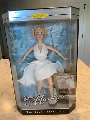 NIB Barbie As Marilyn Monroe In The Seven Year Itch Doll Hollywood 1997 - 17155 • $31