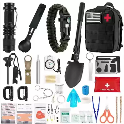 Emergency Survival Kit First Aid Bug Out Bag Military Prepper Outdoor Tactical • $29.99