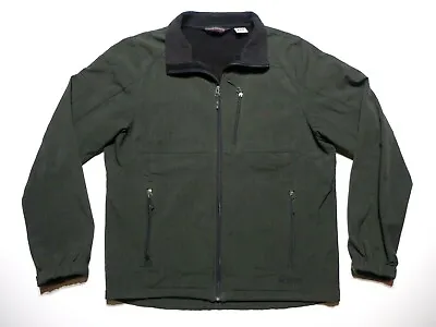 Black Diamond Double Diamond Ski Jacket Coat Mens Size XL Stretch Forrest Green • $18.95