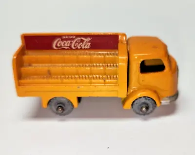 Vintage 1960 Matchbox No. 37 Karrier Bantam Coka Cola Coke Truck W/ Grey Wheels • $24