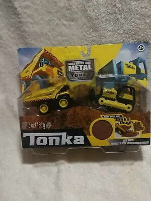 Tonka - Metal Movers Combo Pack - Mighty Dump Truck & Bulldozer (New) • $8.99