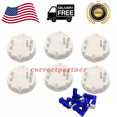 6Pcs X27-168 Stepper Motor Speedometer Gauge Repair Kit W/ 10 Blue LED For Chevy • $21.49