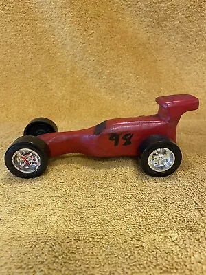 Vintage Hand Carved Pinewood Derby Car • $12.70