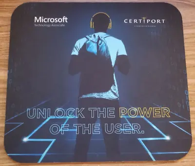 Microsoft Certiport Unlock The Power Of The User Standard Mousepads • $2.99