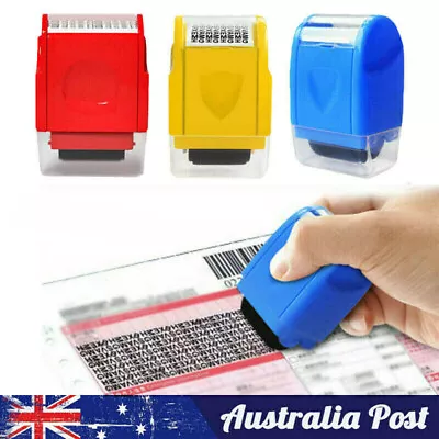 Data Guard Stamp Roller Protection Identity Confidential Privacy ID Theft AU • $10.92