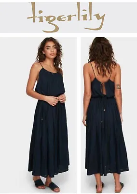 $59.99 • Buy Bnwt Tigerlily Ladies Kapari Dress (indigo) Size 8 Last One Rrp $200 Bargain