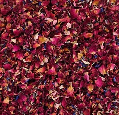 1 Kg Dried Rose Petals Flower For Wedding Confetti Celebrations 100% Edible • £26.99