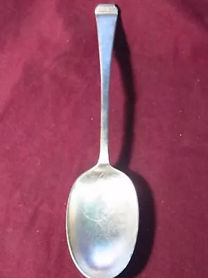 English Vintage Mappin & Webb Silverplate SERVING SPOON 8 1/4  No Mono • $10