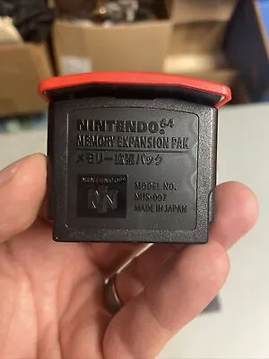 Nintendo 64 Expansion Pak Pack Official N64 Memory Pack OEM Original NUS-007 • $55