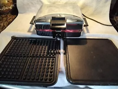 Vintage Wizard Waffle Sandwich Maker Tested Works • $19.99