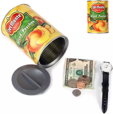 Fake Peach Can Safes Diversion Secret Stash Safes (Yellow） • $11.96