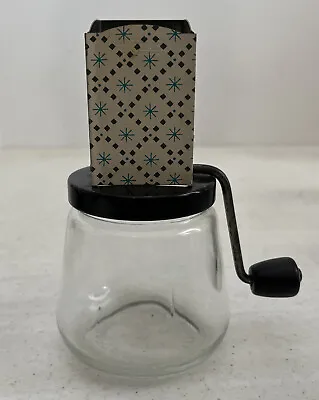 Vintage ANDROCK Nut Chopper W/Blue Starburst Pattern Made In USA 6  Height • $15