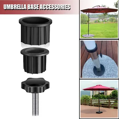 $7.69 • Buy Umbrella Base Stand Hole Ring Plug Cover Cap Patio Parasol Replacement Parts Set