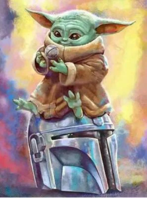 $13.90 • Buy Star Wars Yoda Cartoon Disney 5D Diamond Painting Full Drill Art DIY Kits Gift