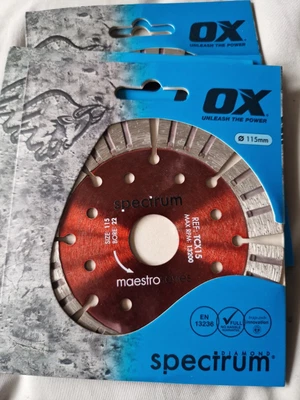 £17.65 • Buy Spectrum Maestro TCX15 Universal Turbo-Segmented Diamond Blade 115mm X5 - BNIP