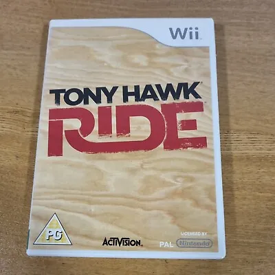 £3.50 • Buy Tony Hawk Ride COMPLETE Nintendo Wii Game FREE P&P