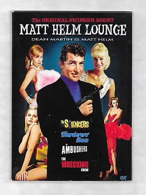 MATT HELM LOUNGE Dean Martin 4 Movies RARE R1  • $29.04