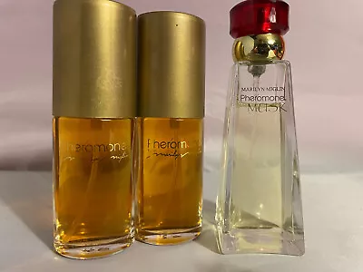 2 Marilyn Miglin Pheromone Eau De Parfum Perfume 1 Oz And MUSK • $50